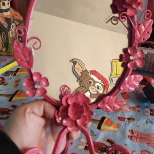 Pink Floral Kids Mirror